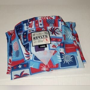 The ROOSEVELTS RSVLTS Vacation Nation Red and Blue Fandom Shirt